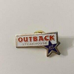 Outback Steakhouse Pin Ace Star Design